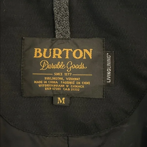 Burton jacket size M black color women’s - Picture 6 of 15